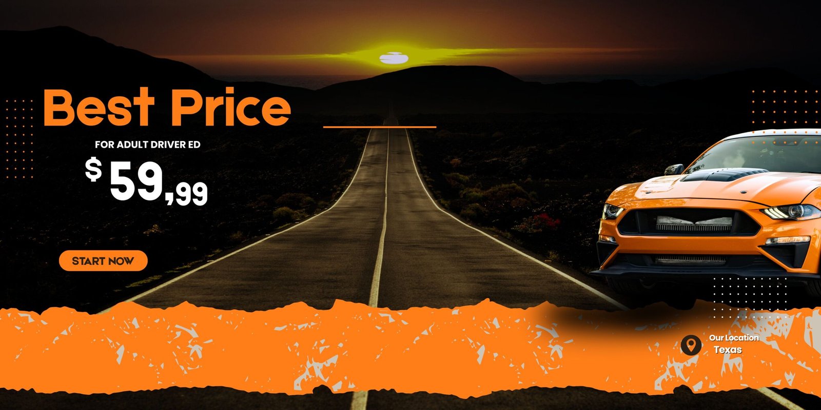 Student completing Dps Approved low cost online driving course